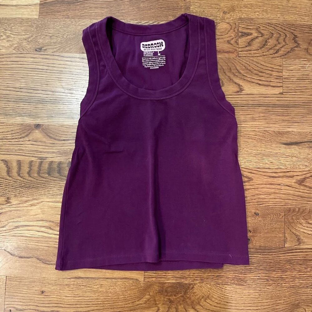 Big Bud Press Bedroom Tank Eggplant